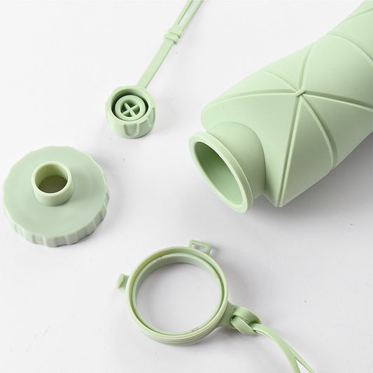 Folding Silicone Portable Water Bottle