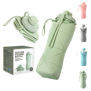 Folding Silicone Portable Water Bottle