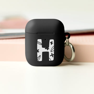 Rubber Case with your Initial for AirPods®