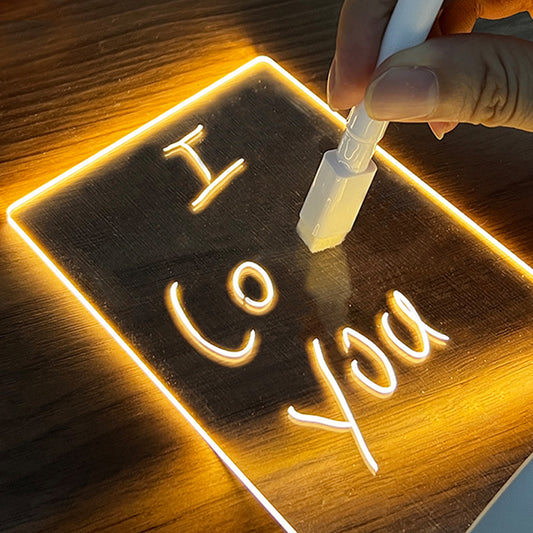Creative Note Board with Led Night Light