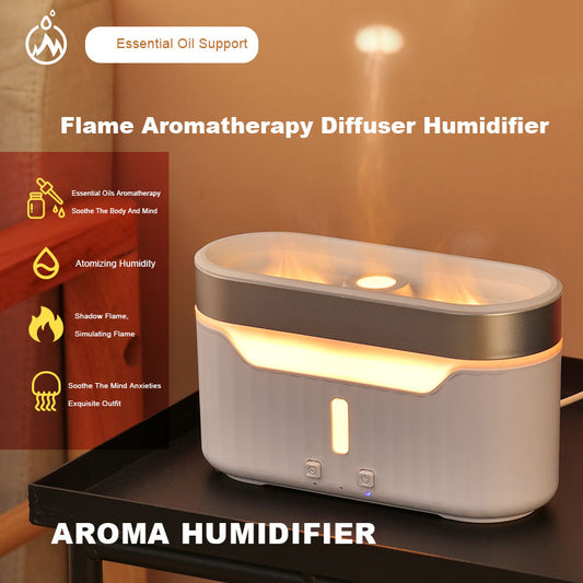Jellyfish Flame Lamp Aromatherapy Humidifier